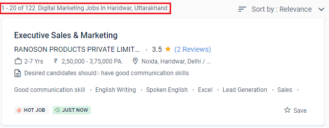 Digital Marketing Courses in Haridwar - Naukri.com Job Opportunities