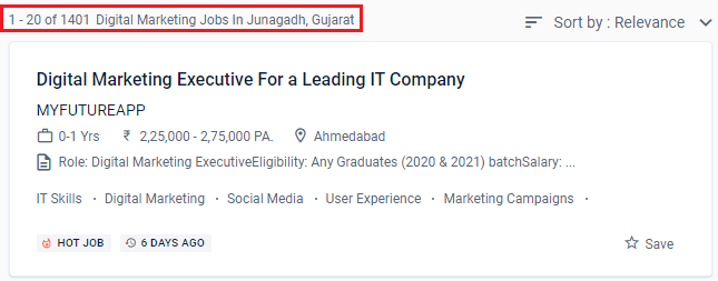 Digital Marketing Courses in Junagadh - Naukri.com Job Opportunities