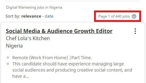 digital marketing courses in Kaduna - Job Statistics