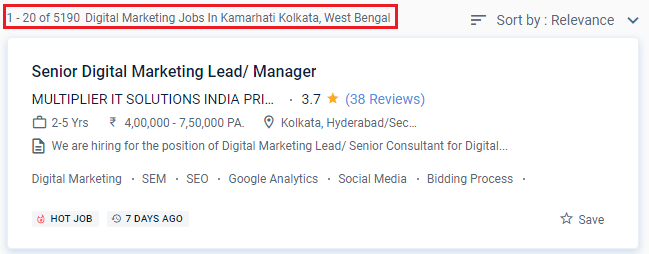 Digital Marketing Courses in Kamarhati - Naukri.com Job Opportunities
