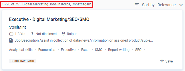 Digital Marketing Courses in Korba - Naukri.com Job Opportunities