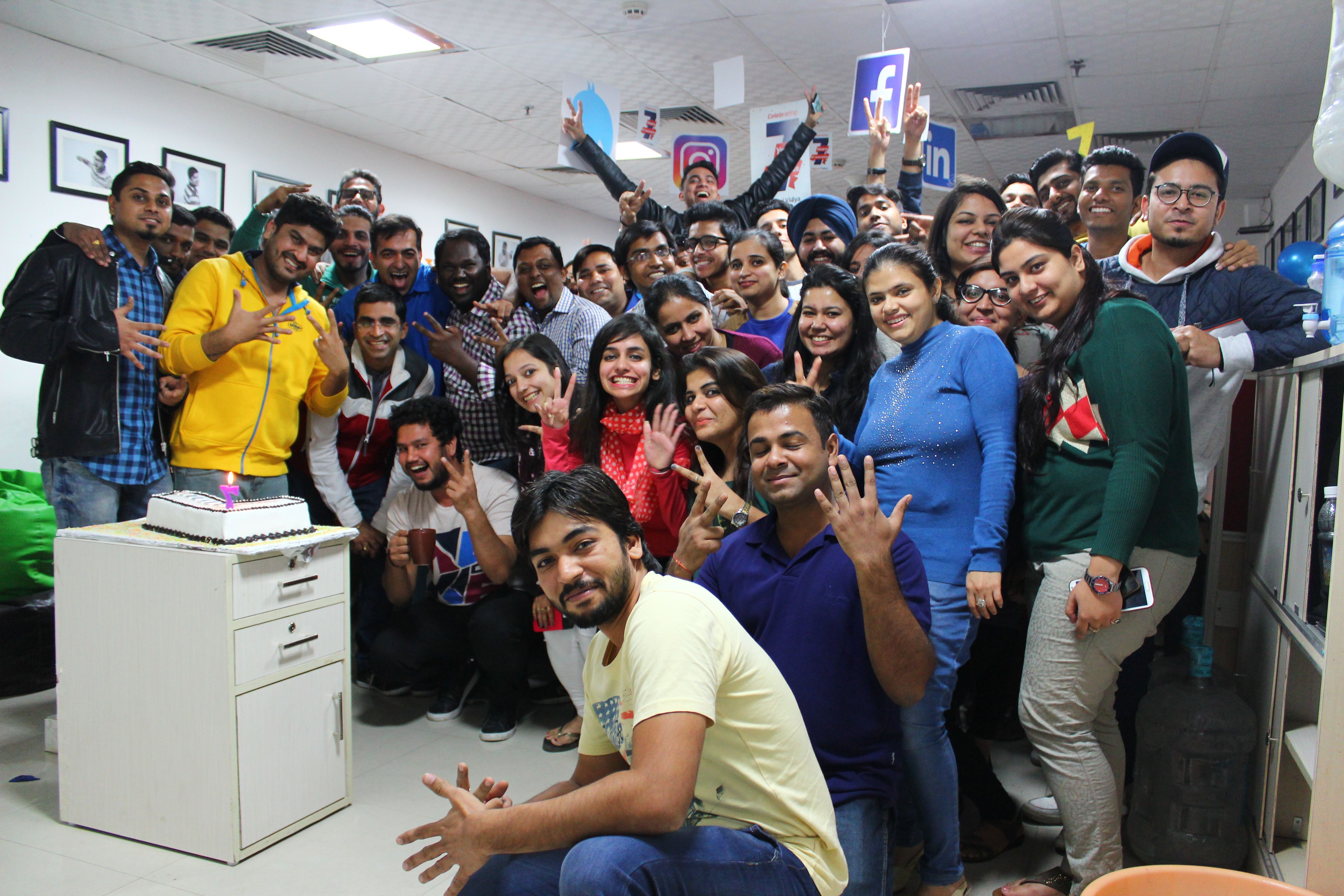 Celebrating Digital Vidya's 7 Years Of Spreading Digital Marketing Education