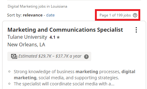 Digital-Marketing-Courses-In-Metairie-Job Statistics