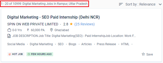 Digital Marketing Courses in Rampur - Naukri.com Job Opportunities
