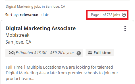 Digital-Marketing-Courses-In-San Jose-Job-Statistics