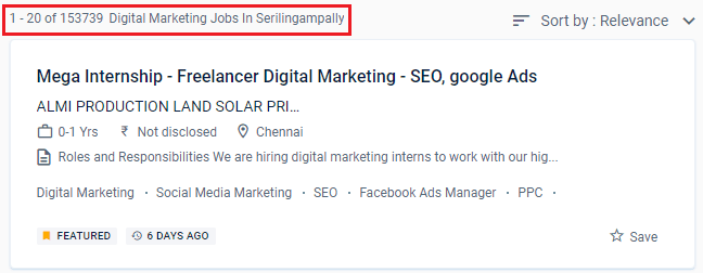 Digital Marketing Courses in Serilingampalle - Naukri.com Job Opportunities