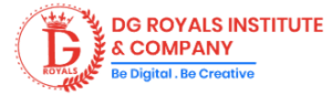digital marketing courses in Bahadurgarh - DG Royals Institute and Company logo