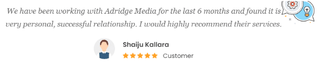 Digital Marketing Services in Trivandrum - Adridge Media Client Review