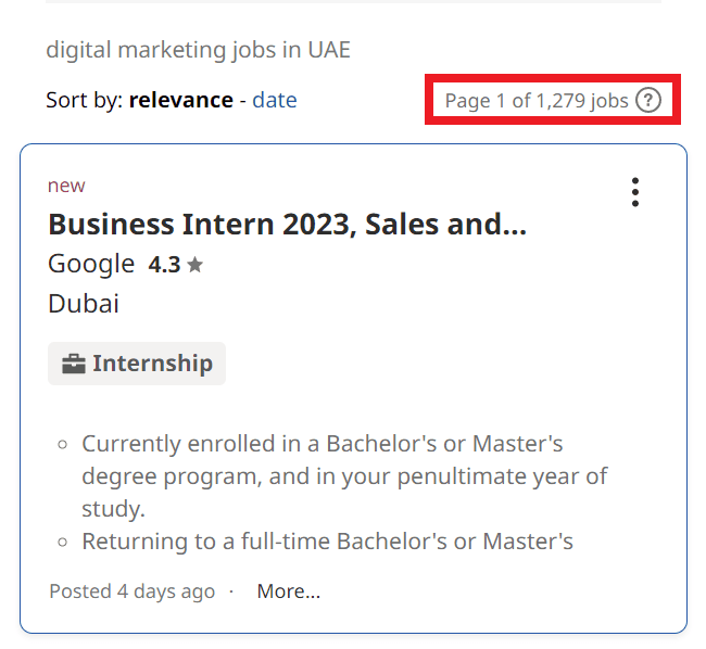Digital Marketing Skills in Abu Dhabi - Job Statistics - Copy