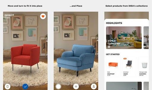 Digital Marketing Trends in India - Screenshot of IKEA App