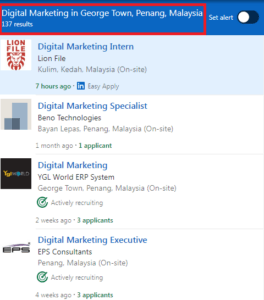 Benefits of Digital Marketing in George Town - Job Statistics