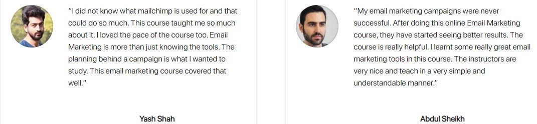 Email Marketing Course Reviews