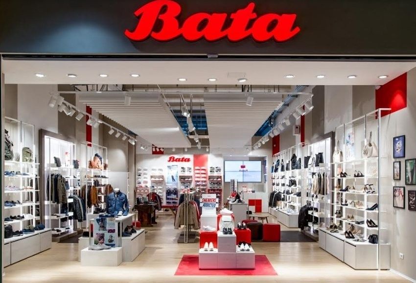 Bata India logo and shop