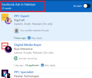 Facebook Ads Courses in Karachi - Job Statistics