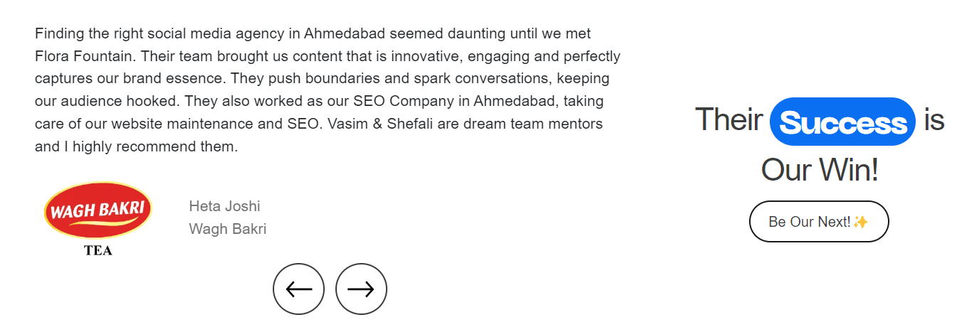 digital marketing agencies in Gujarat - Clients Reviews