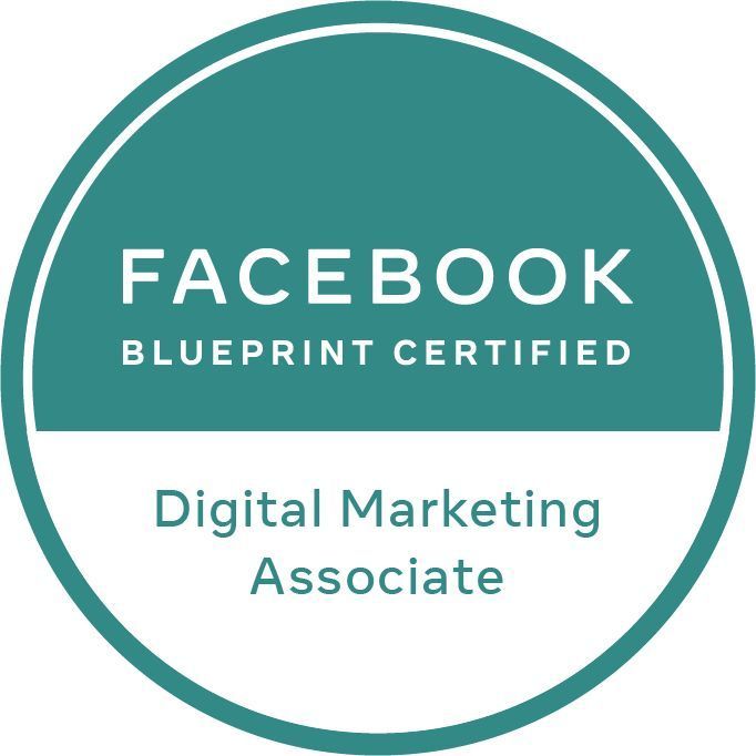 Free digital marketing courses -Facebook blueprint certified logo