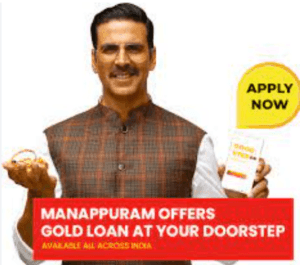 Marketing Strategy of Manappuram Finance - Instant Gold Loan Ad With Akshay Kumar