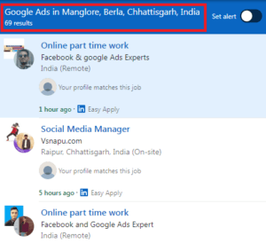 Google Ads Courses in Manglore - Job Statistics
