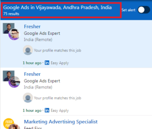 Google Ads Courses in Vijayawada - Job Statistics