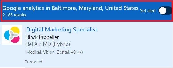 Google Analytics courses in Baltimore - Jobs