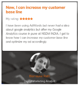 Google Analytics Courses in Pune - NSDM Student Review