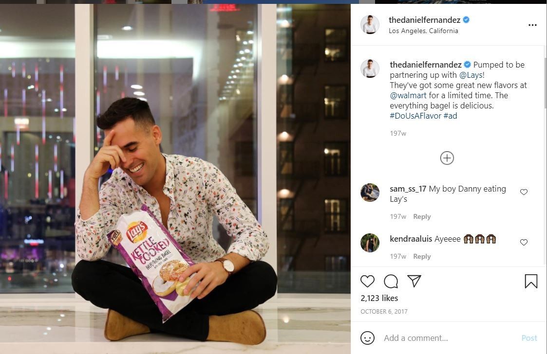 hashtags for instagram - lay's #DoUsAFlavor