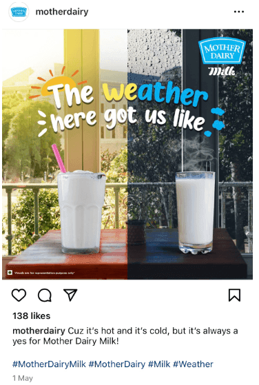 marketing mix of mother dairy