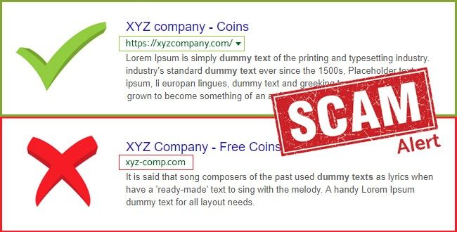 How to combat Fake news - Fake website address