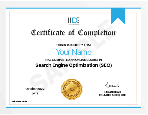 IIDE certification
