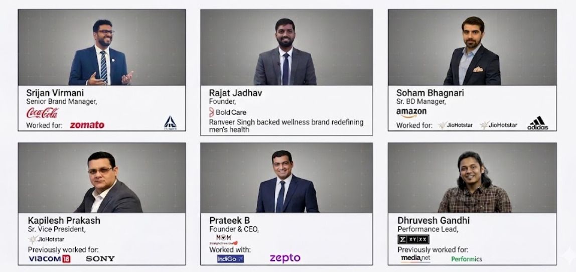 IIDE PG Course Trainers