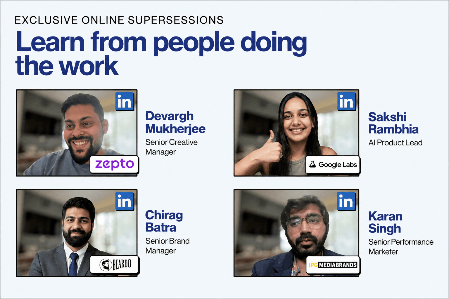 IIDE's supersession guests