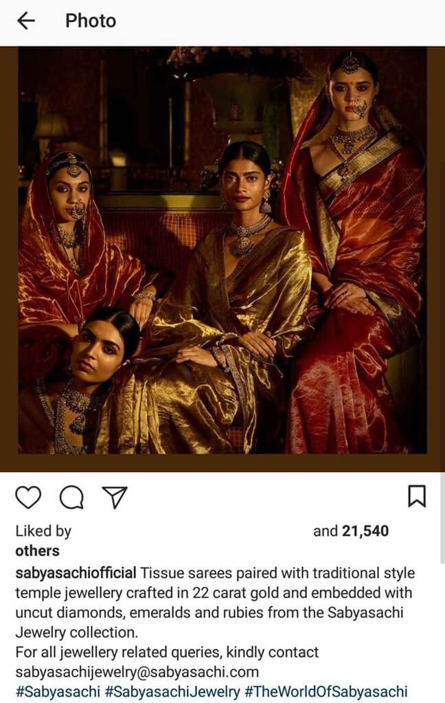 Indian Fashion Designers on Instagram Brides of Sabyasachi Indian Fashion Designers on Instagram bridesofsabyasachi