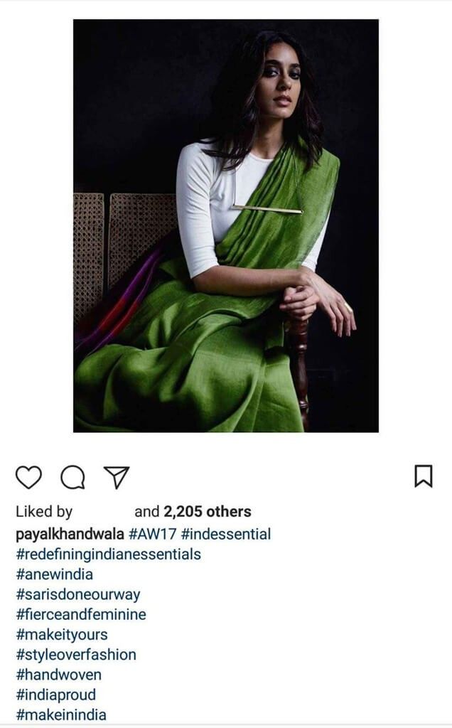Indian Fashion Designers on Instagram payalkhandwala
