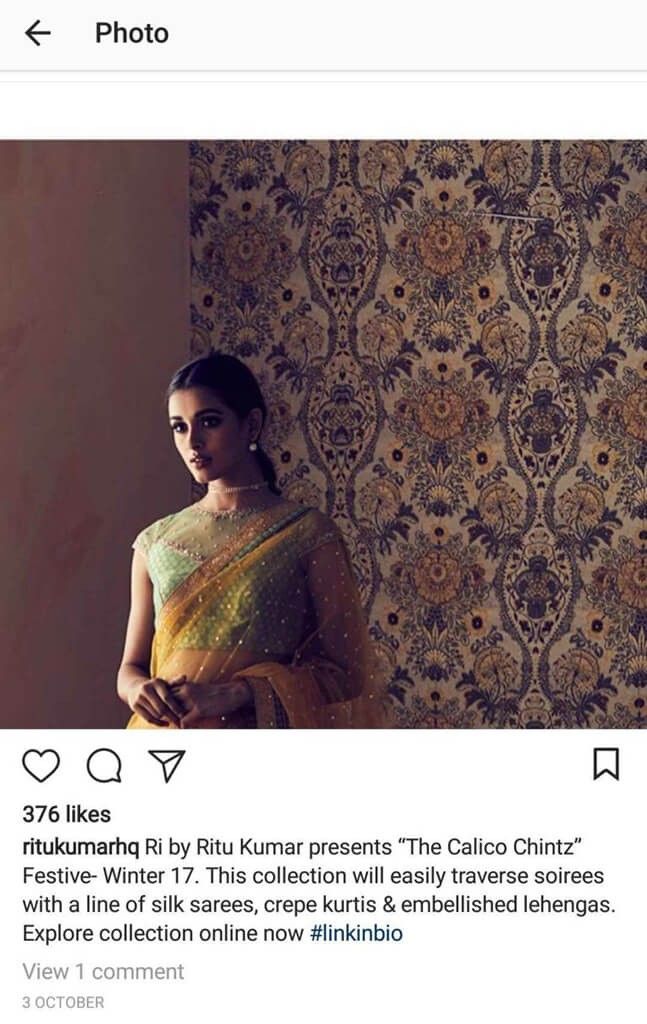 Indian Fashion Designers on Instagram ritukumarhq