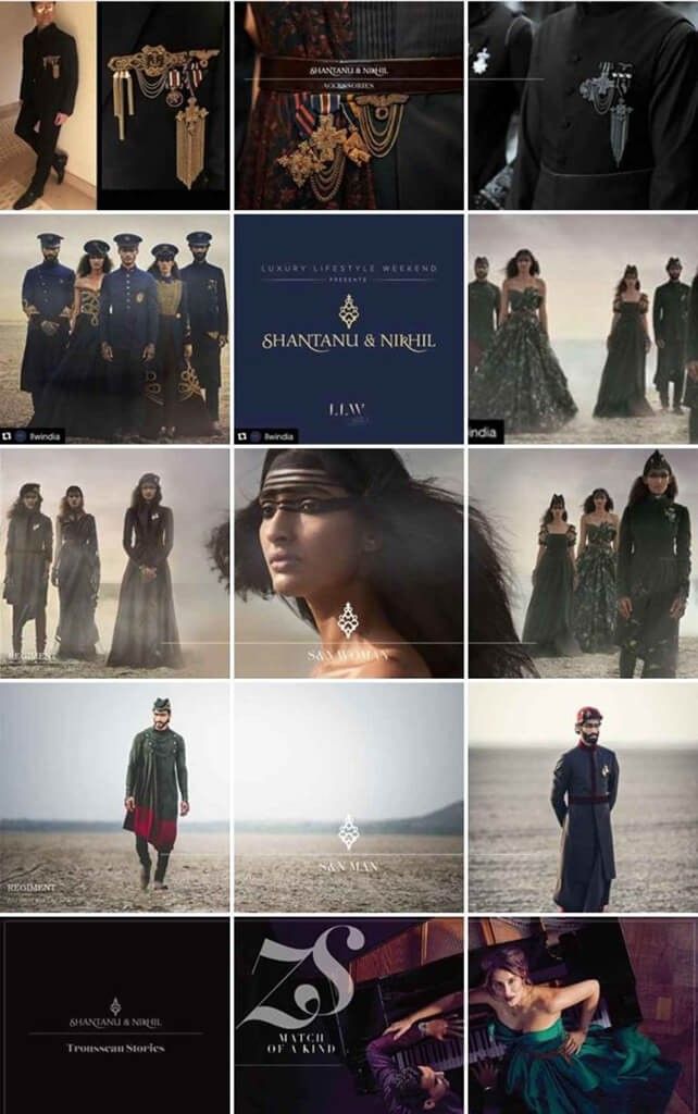 Indian Fashion Designers on Instagram Shantanu and Nikhil