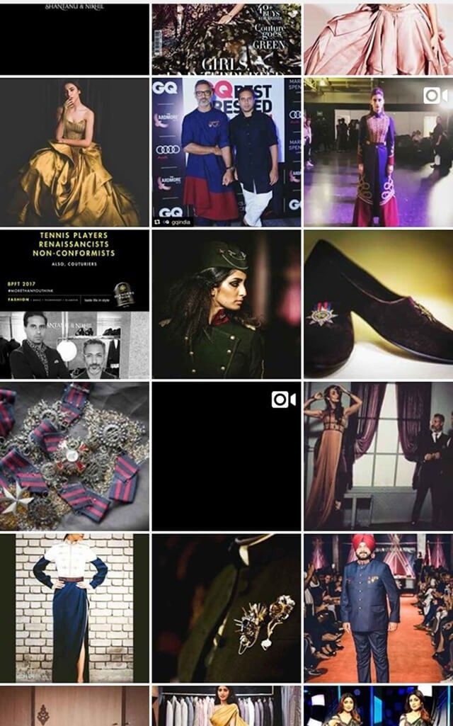 Indian Fashion Designers on Instagram Shantanu & Nikhil Indian Fashion Designers on Instagram Shantanu & Nikhil