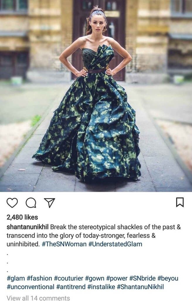 Indian Fashion Designers on Instagram SNwomen