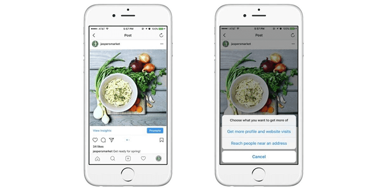 Instagram Business Account Promoted Posts