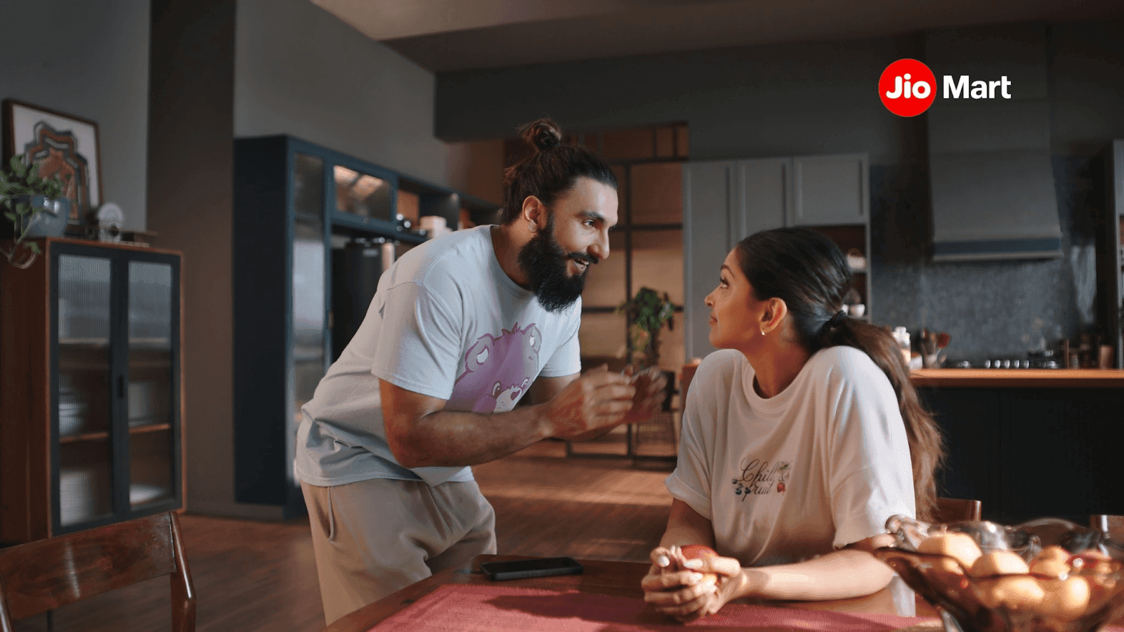 jio mart with ranveer and deepika