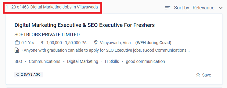 digital marketing courses in gudivada - job statistic