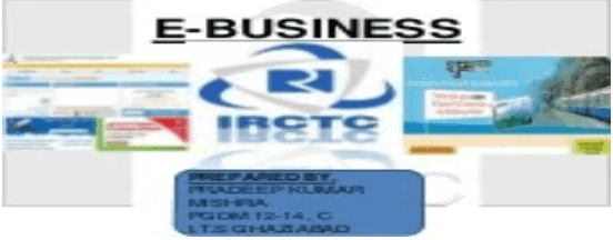 Marketing Strategy of IRCTC - e-commerce of IRCTC