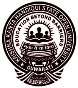Commerce Colleges in Guwahati - Krishna Kanta Handiqui State logo