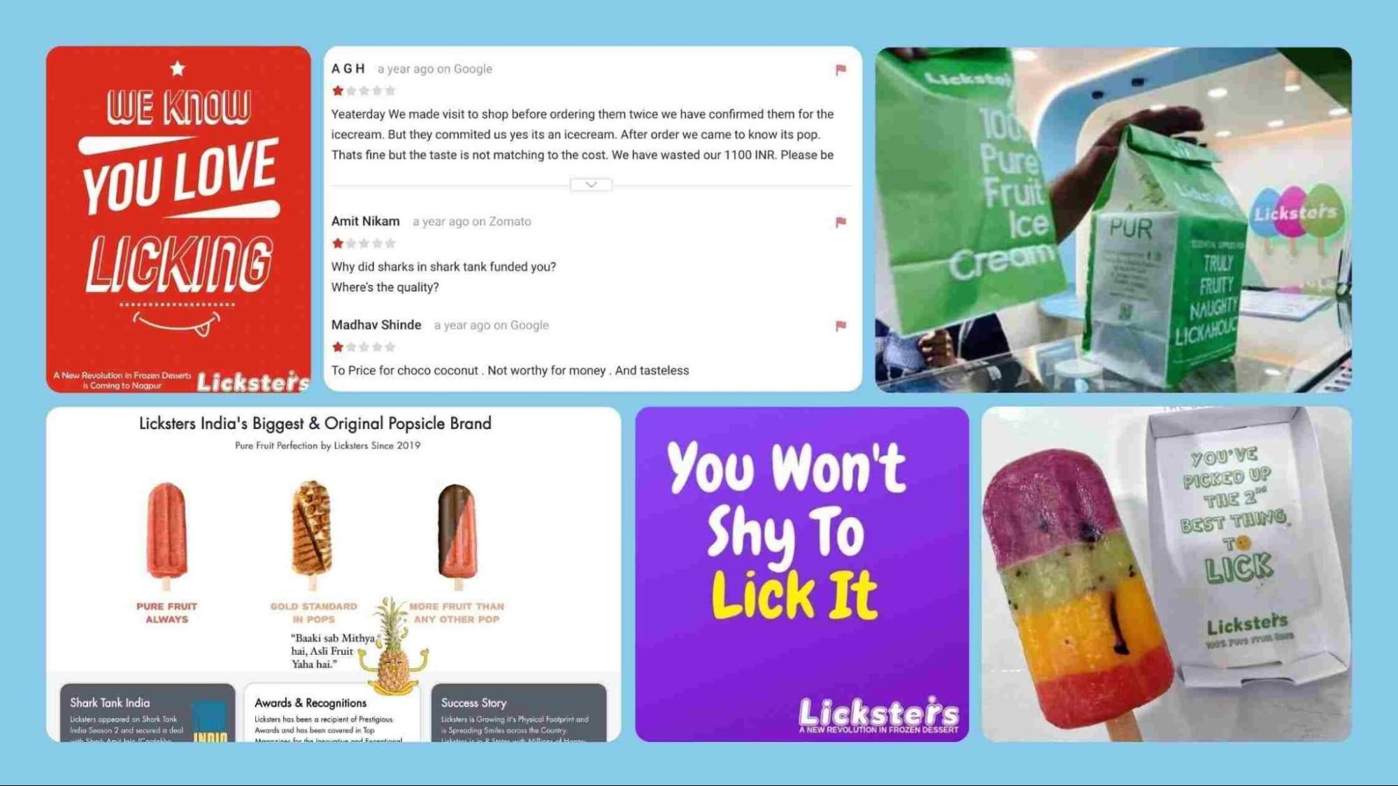 Licksters current ads & marketing challenges