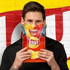 lionel messi X smile with lays 