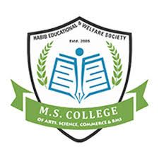 M.S College of Arts, Science, Commerce & BMS logo