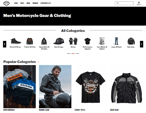 Marketing Mix of Harley Davidson - Harley Davidson Merchandise