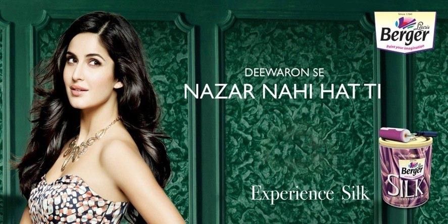 Marketing Strategy of Berger Paints - Katrina Kaif as Brand Ambassadors