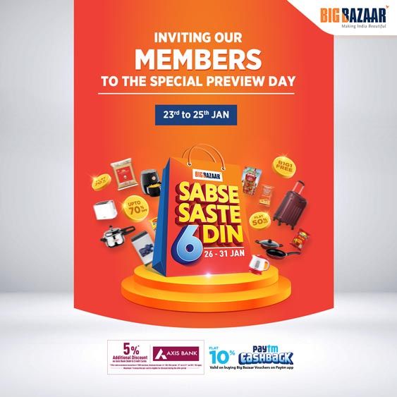 Marketing Strategy of Future Retail - A Case Study - Big Bazaar’s Marketing Strategy and Campaign - Sabse Saste 6 Din Campaign (2)