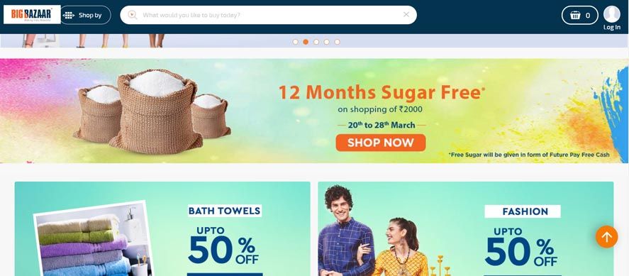 Marketing Strategy of Future Retail - Digital Presence Overview - Website Overview