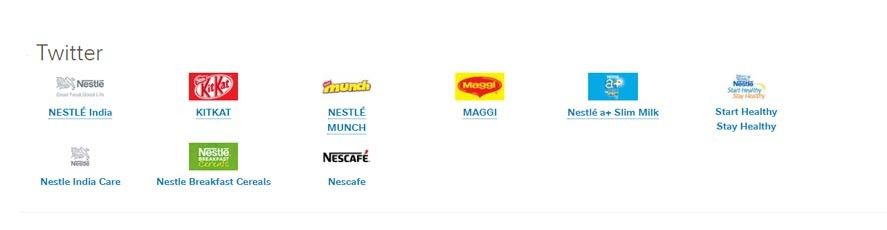 Marketing Strategy of Nestle - A Case Study - Twitter Pages